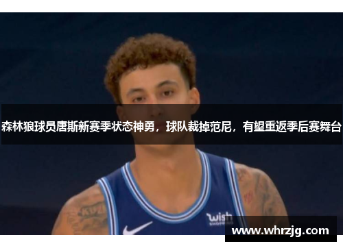 森林狼球员唐斯新赛季状态神勇，球队裁掉范尼，有望重返季后赛舞台